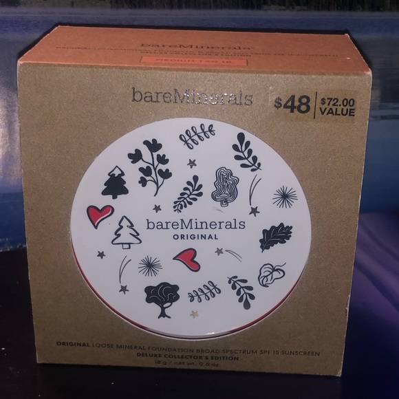 NIB Bare Minerals bareMinerals Deluxe Collector's Edition Foundation Medium Tan - Picture 9 of 14